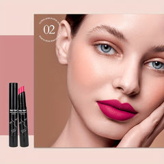 Vegan Matte Lipstick Long Lasting Waterproof Velvet Texture 12 Red Series