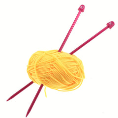 10 Pairs Colored Straight Single Pointed Knitting Needles Set 2mm-6.5mm