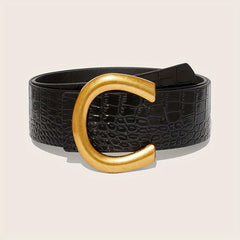C Buckle Classic Belts Candy Wide Dress Belt