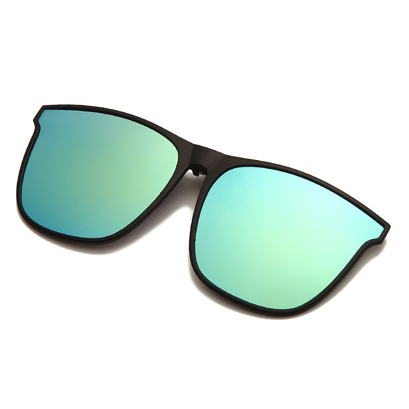 Photochromic Clip On Sunglasses Men Night Vision Goggles Anti Glare Glasses