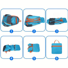 Portable Folding Backpack for Mountaineering Camping Cycling Hiking