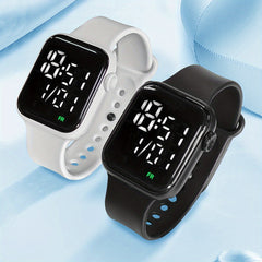 2pcs Sports LED Rolling Watches Non Waterproof