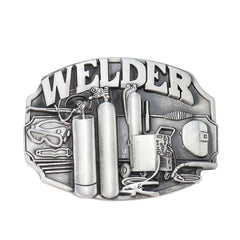 Vintage Welder Belt Buckle Women's Punk Metal Girdle Buckle