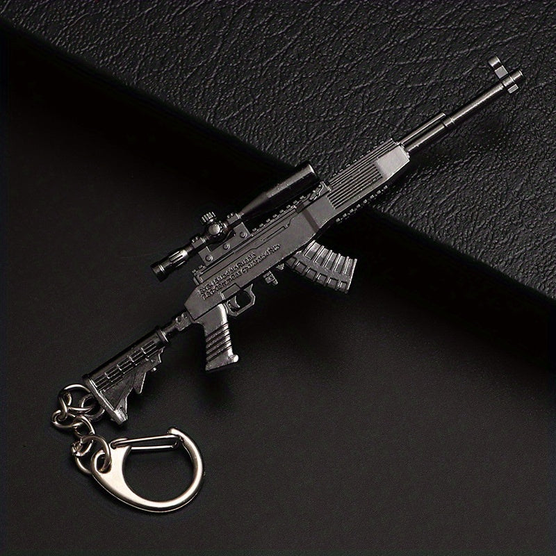 98K Alloy Weapon Model Keychain for Men