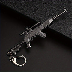 98K Alloy Weapon Model Keychain for Men