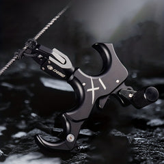 360 Degree Rotation Thumb Bow Release 3 4 Finger Aluminum Alloy
