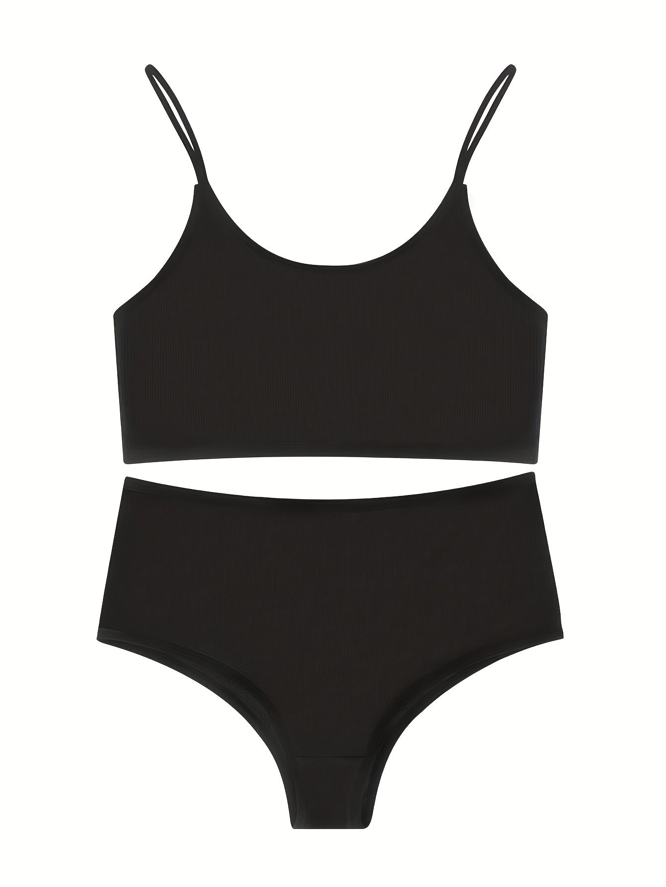 Push Up Bra & Panties Set - Women's Lingerie