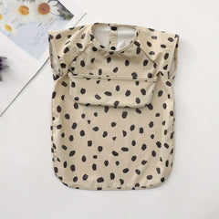 Waterproof Baby Bib with Pocket Soft Anti Dirty Feeding Bib