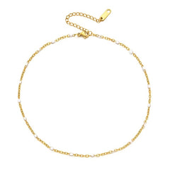 Stainless Steel Anklet Beaded Bells Charm Adjustable Foot Chain