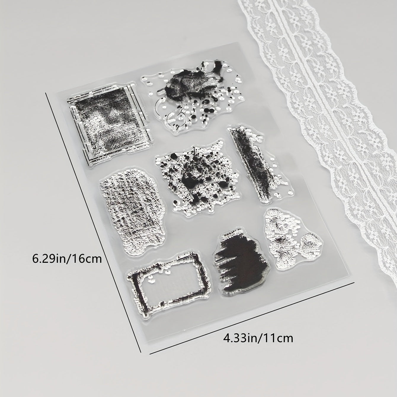 Cartoon Transparent Stamp for Scrapbooking