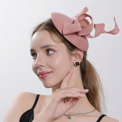 Mesh Flower Rhinestone Bridal Fascinator