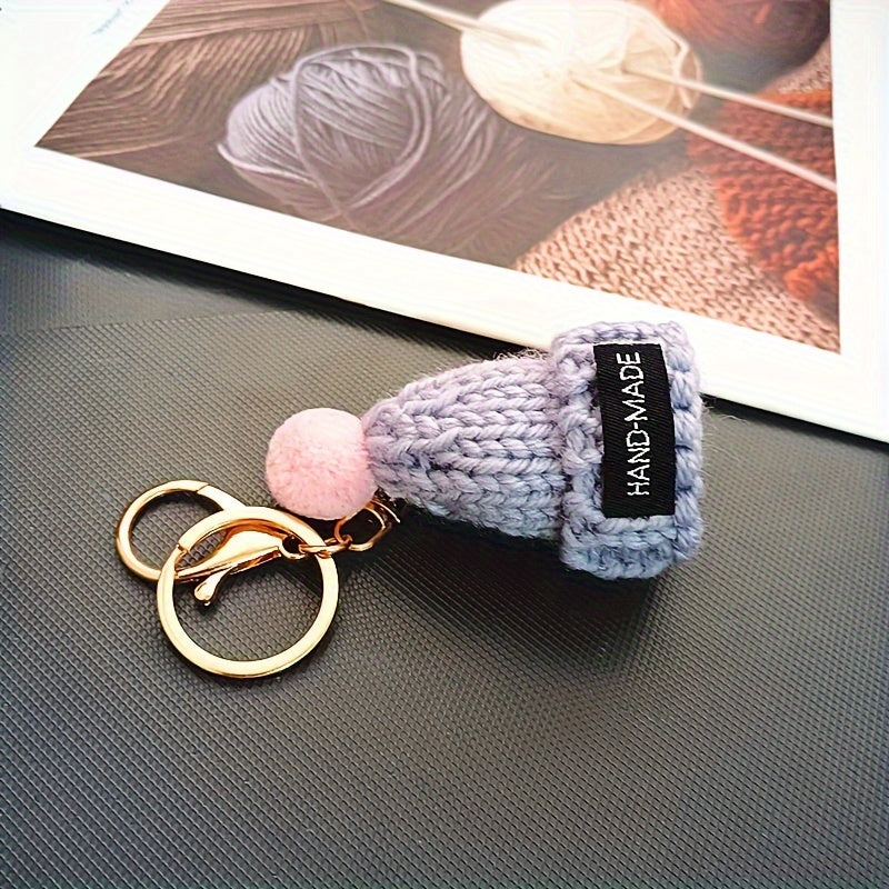 Woolen Hat Key Chain Pendant Women's Bag Jewelry Charm
