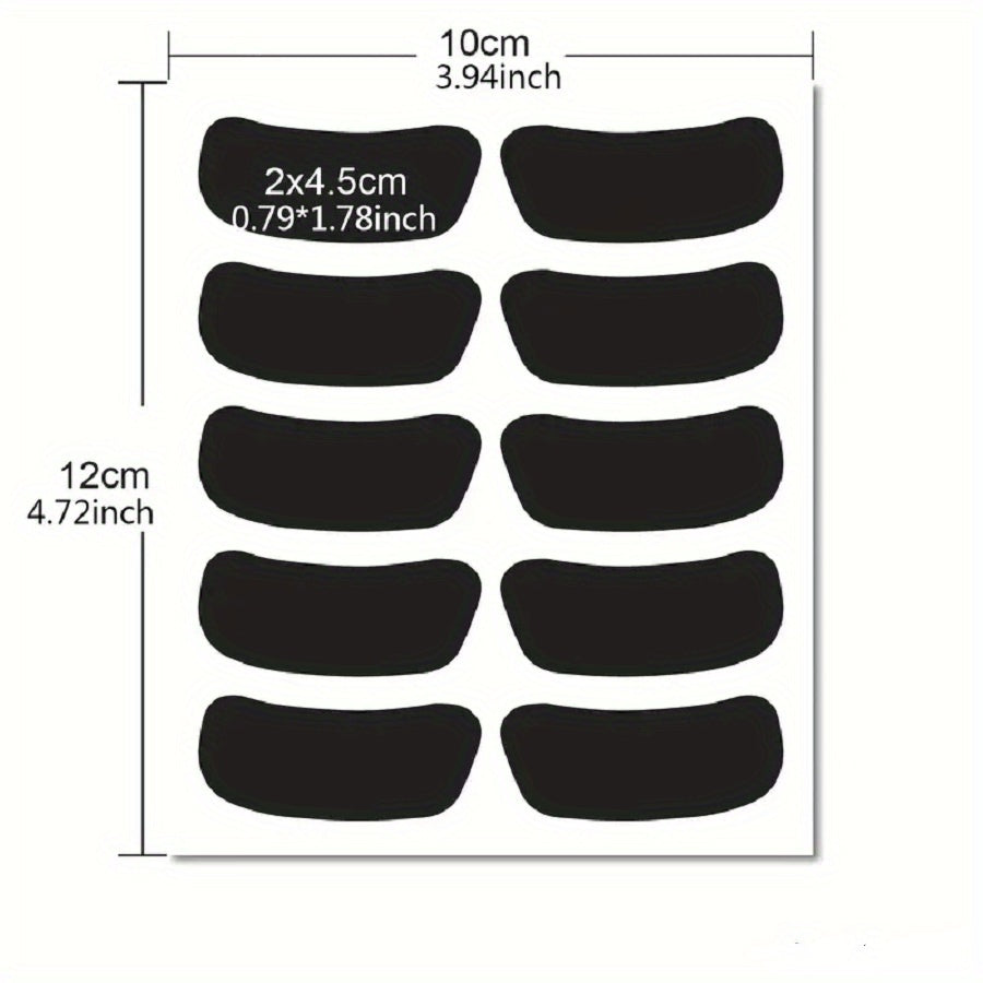 150pcs Eye Baseball Stickers Softball Face Paint Eye Strips