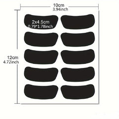 150pcs Eye Baseball Stickers Softball Face Paint Eye Strips