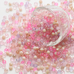 100PCS 8MM Flat Crystal Glass Beads for DIY Jewelry Making