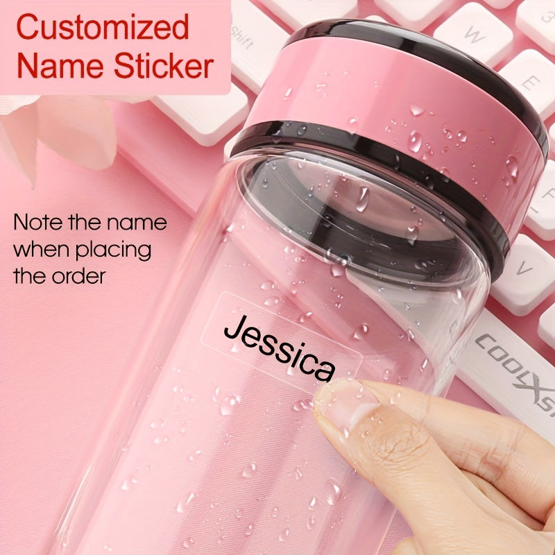 30 Custom Waterproof Name Stickers 3x1 Medium Size Personalized First Name Label