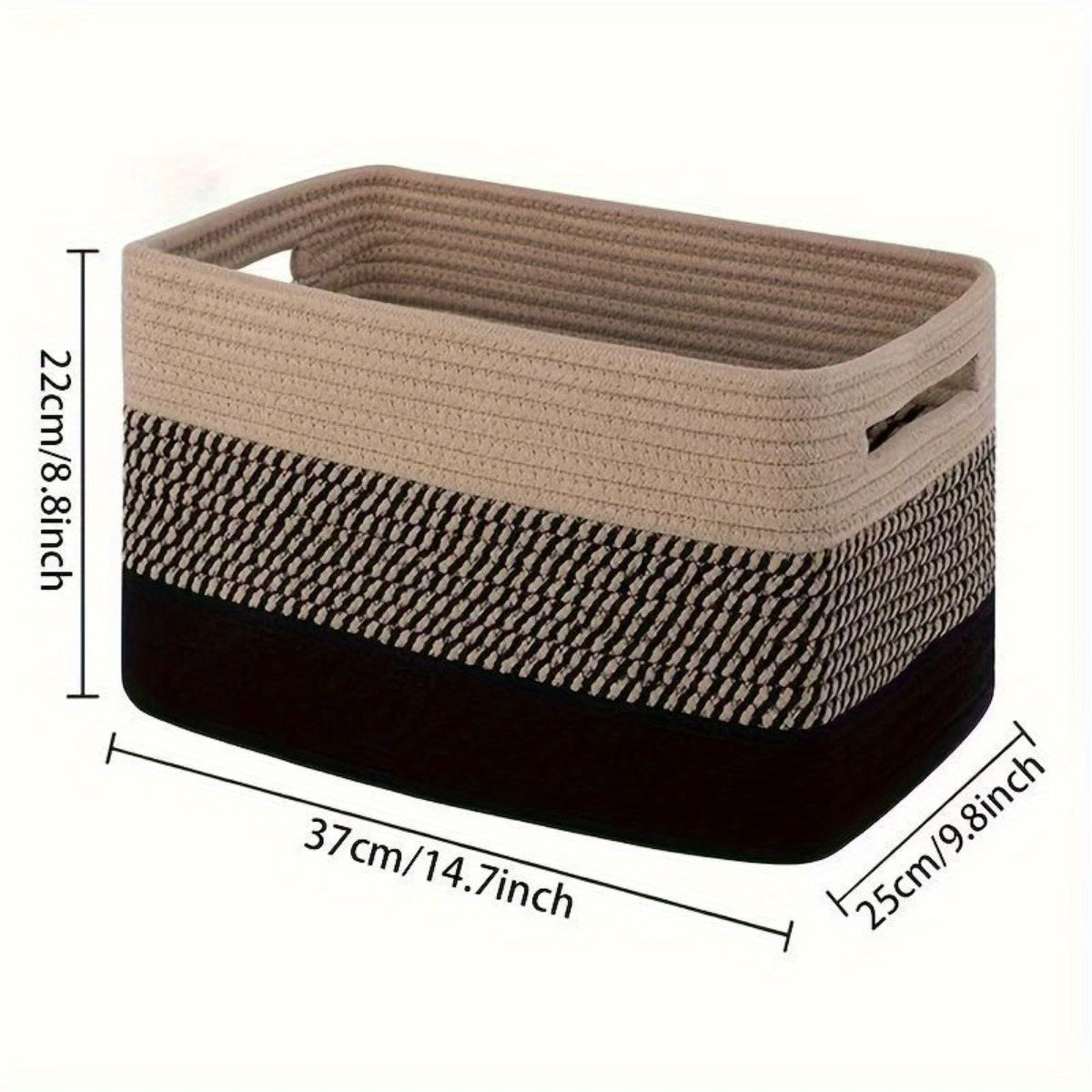Hand Woven Storage Basket Frame - Ideal for Snacks, Clothes, Books