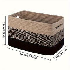 Hand Woven Storage Basket Frame - Ideal for Snacks, Clothes, Books