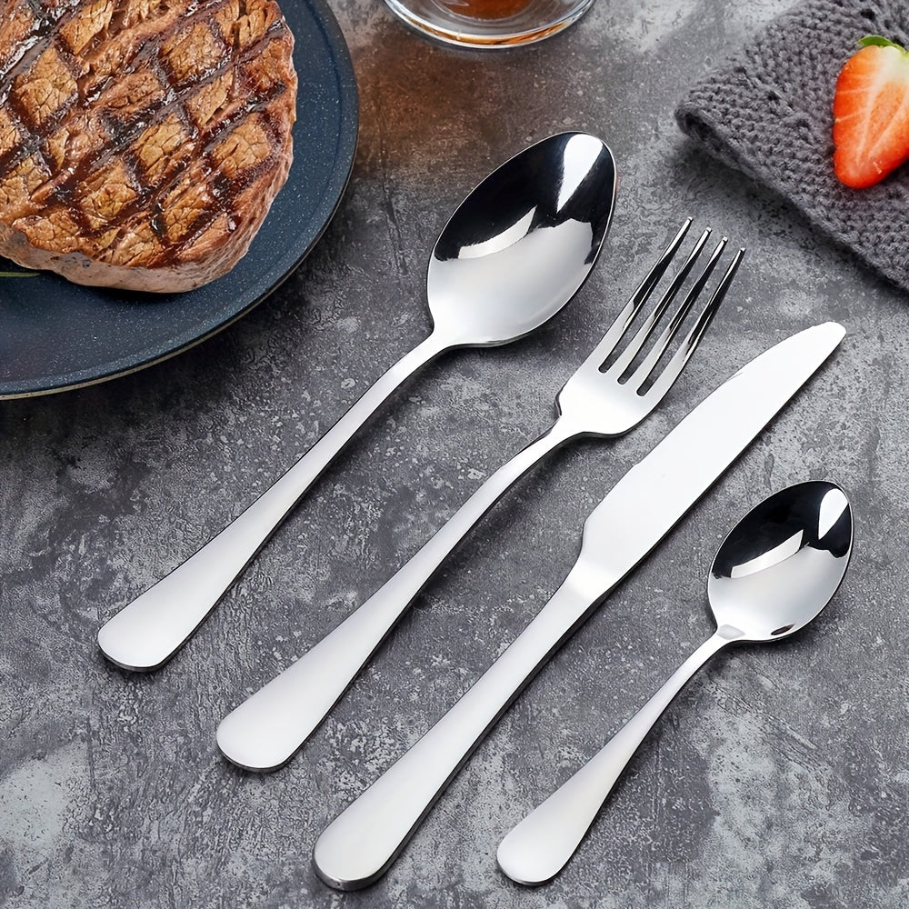 16pcs Stainless Steel Cutlery Set for Home and Restaurant