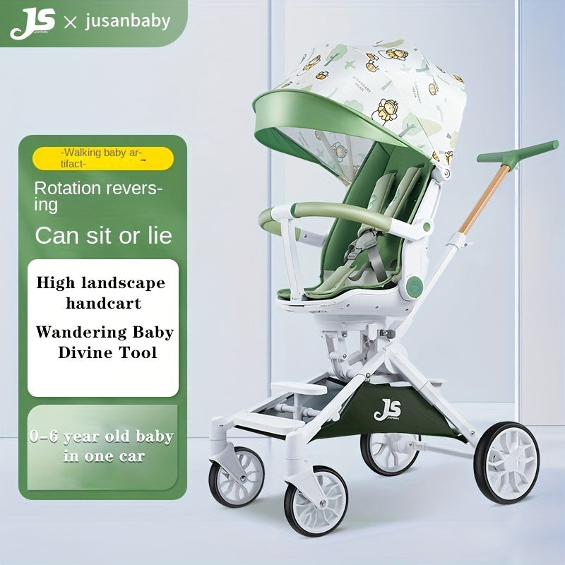 Foldable High Landscape Baby Stroller - Ideal Birthday Gift for Your Little One