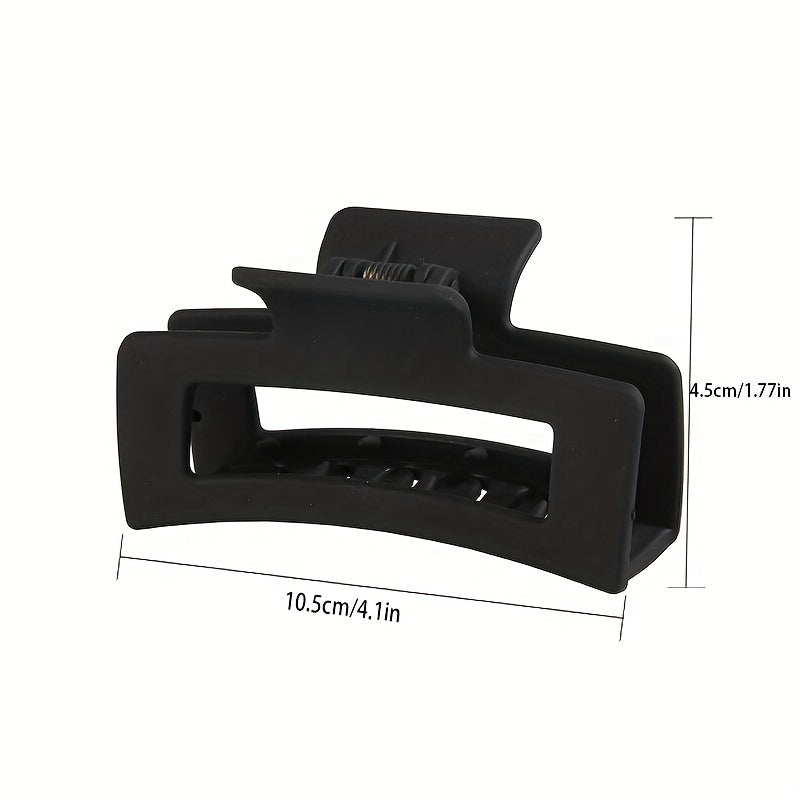 6PCS Frosted Matte Hair Claw Non slip Hair Accessories
