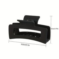 6PCS Frosted Matte Hair Claw Non slip Hair Accessories
