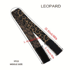 Leopard Headband Elastic Lace Band for Wig Closure Frontal