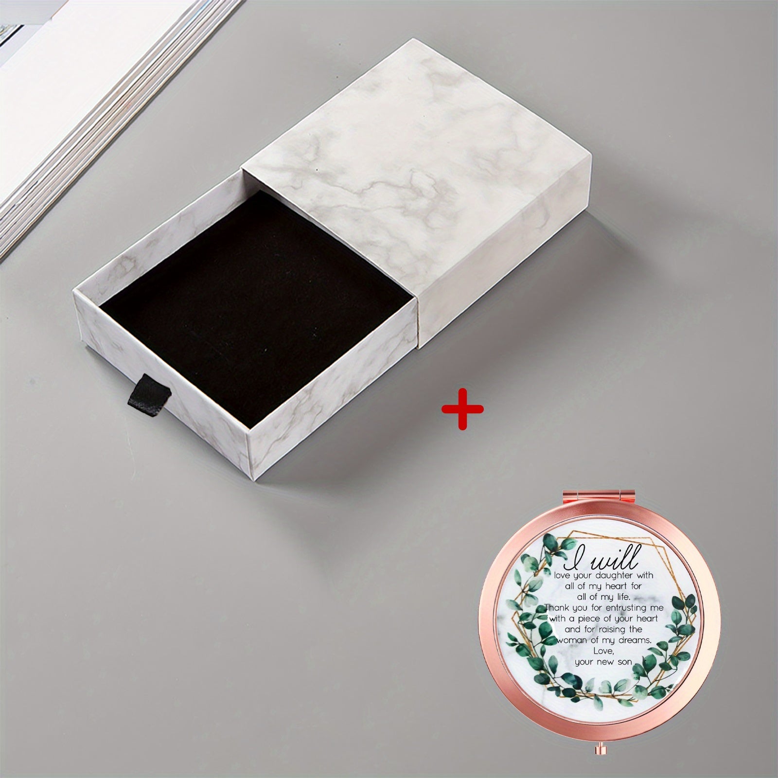 Mother of the Groom Compact Mirror - Ideal Wedding Gift
