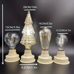 Retro Classic Electroplating G80 Christmas Tree Night Light