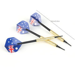Soft Flag Pattern Dart Set Plastic Professional Durable Soft Tip Darts