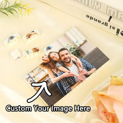 Custom Personalized Photo Blocks Puzzle Picture Bricks Keepsake Gift for Him