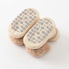 Adorable Bear Decorated Non Slip Socks for Kids