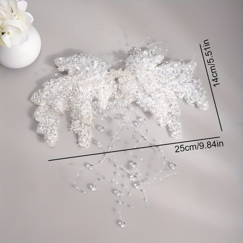 Zircon Back Head Insert Comb Bridal Head Jewelry