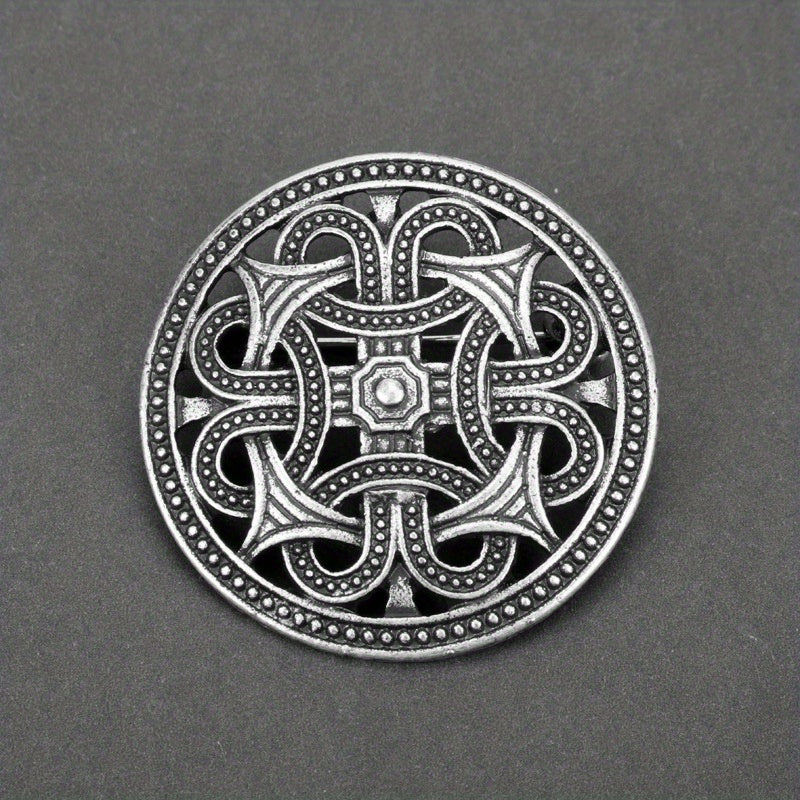 Medieval Pattern Brooch Retro Viking Brooch Badge Clothing Bags