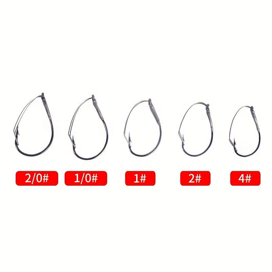Anti Hanging Fish Hook with Worm Lure Small Accessory