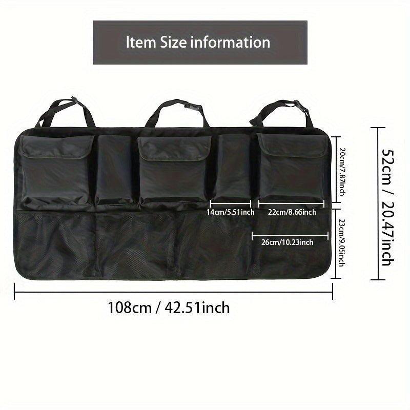 Car Trunk Storage Bag Large Capacity Car Interior Storage And Organizing Bag