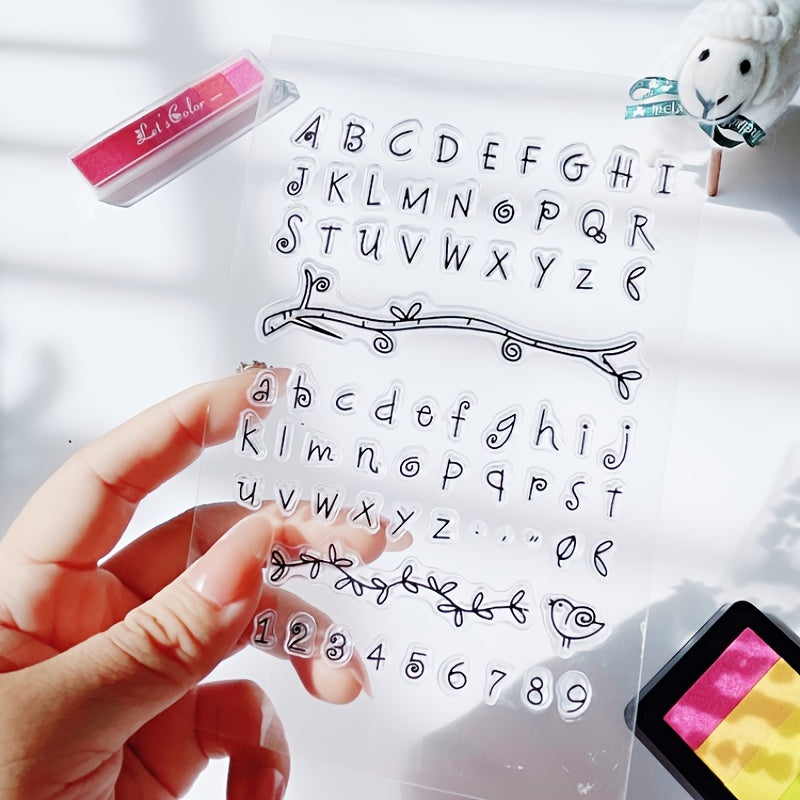 Stamp DIY Letter Silicone Clear Stamp For Card Making Decoration