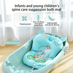 Baby Bath Seat with Non Slip Mat & Body Cushion