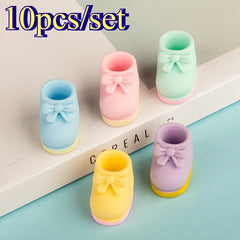 10pcs Resin Shoe Models for Dollhouse Decor Micro Landscape Crafts