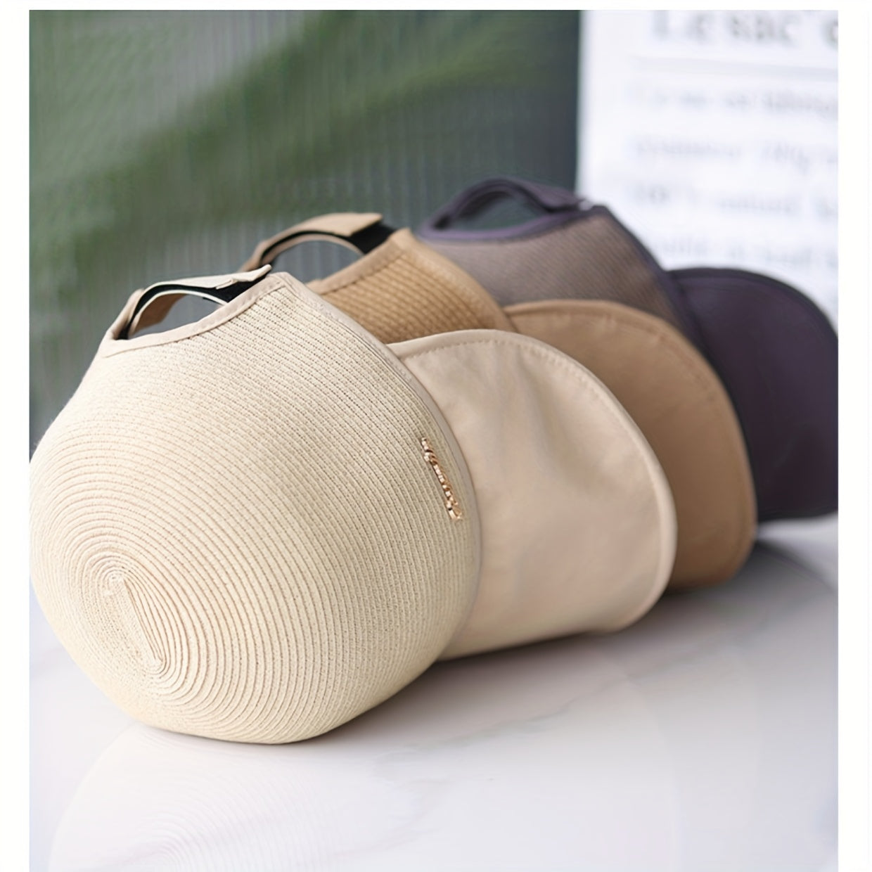 Casual Ponytail Visor Sun Hat UV Protection