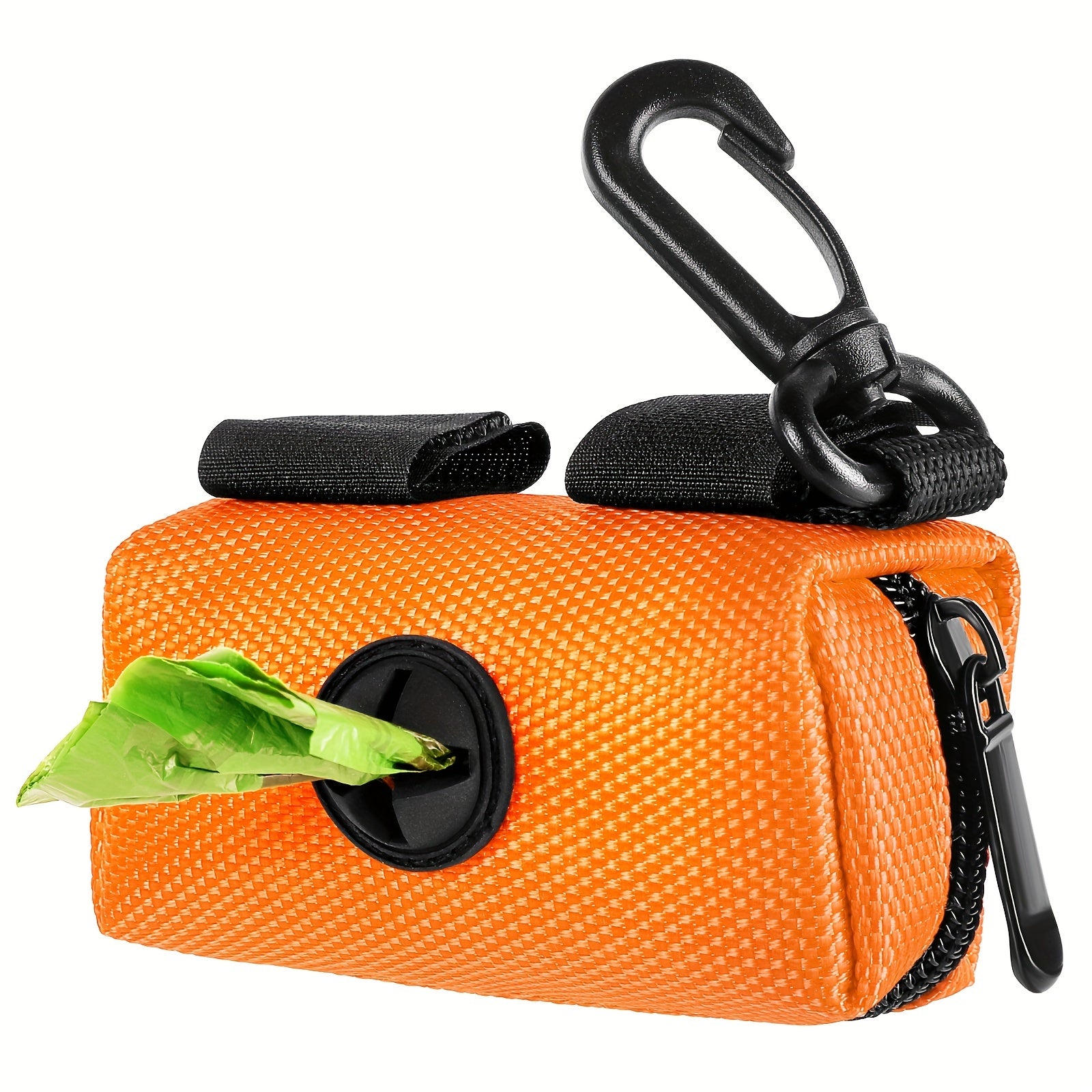 Portable Pet Poop Bag Holder Dispenser With Leash Attachment