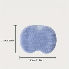 Lazy Back Massage Bath Brush with Suction Cup Foot Pad