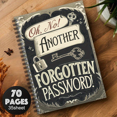 Spiral Password Notebook for Internet & Computer Login