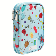 Knitting Bag Crochet Storage Tote DIY Tool Organizer Sweater Needle Circulation