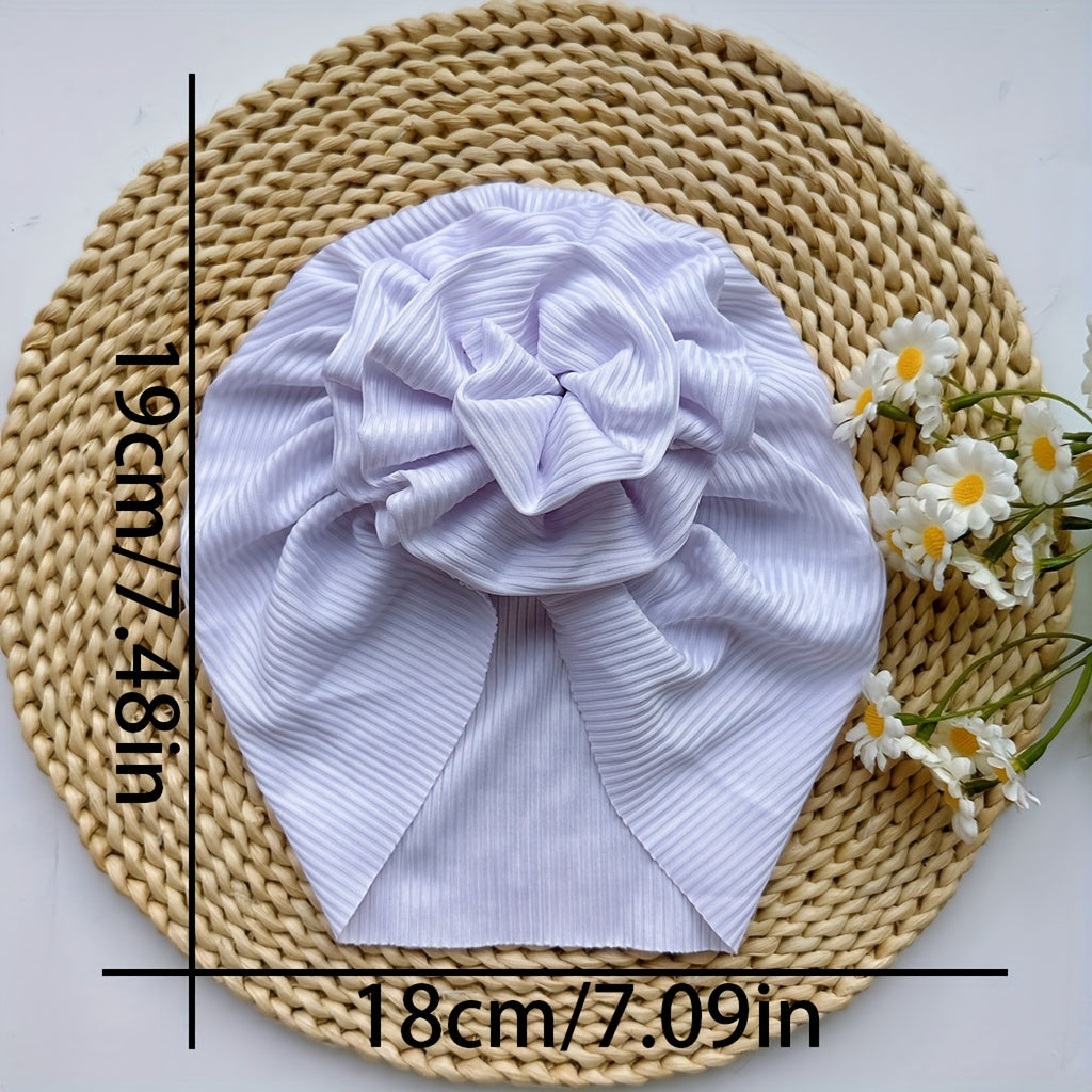 Baby Spring Summer Thin Headband Big Flower Baby Hat