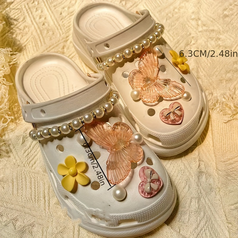 Butterfly Shoe Buckles Garden Shoes Decoration DIY Accessories