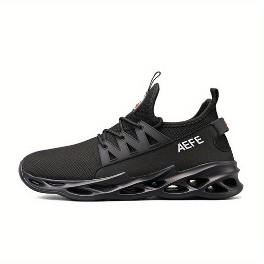 Men's Breathable Lace Up Blade Sneakers Outdoor Walking Shoes