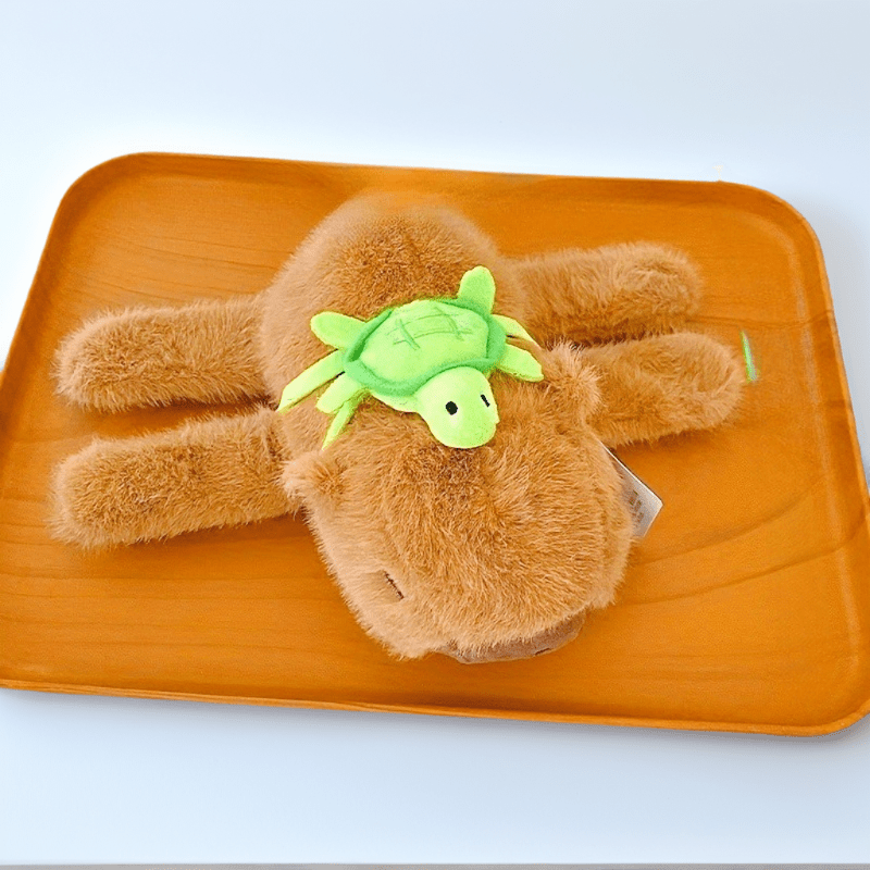 3pcs Capybara Turtle Backpack Handheld Lollipop Plush Set Fun Birthday Gift