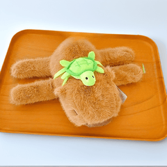 3pcs Capybara Turtle Backpack Handheld Lollipop Plush Set Fun Birthday Gift