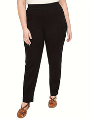  Elastic High Rise Trousers